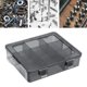 thumbnail image 3 of Contenedor de almacenamiento Caja de almacenamiento de aparejos de rejilla múltiple, caja organizadora de accesorios para hacer joyas, caja contenedora, caja de utilidad , 9 rejillas, 3 of 8