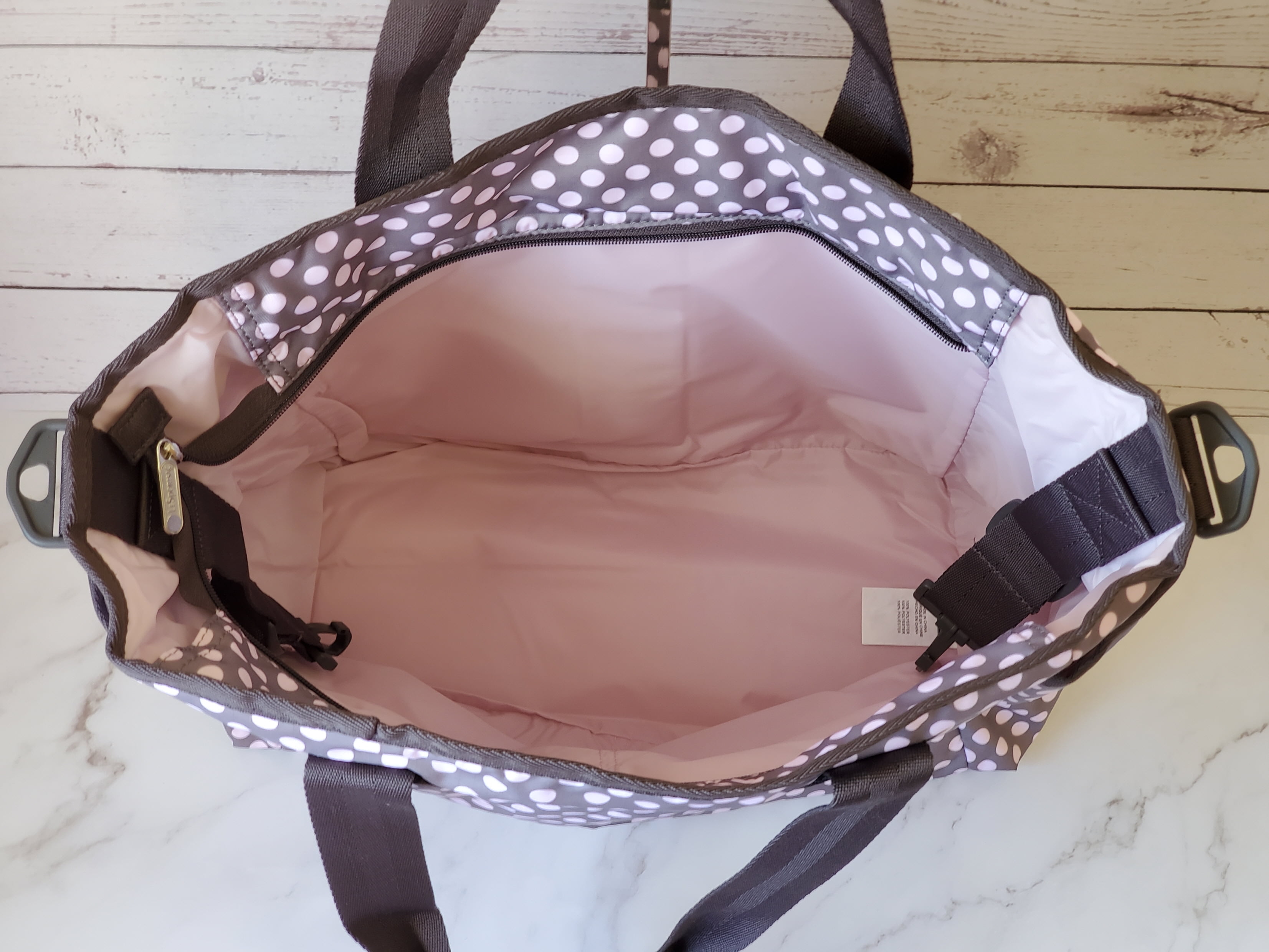 LeSportsac Ryan Baby Diaper Bag 7532-P136 PINKIE DOT