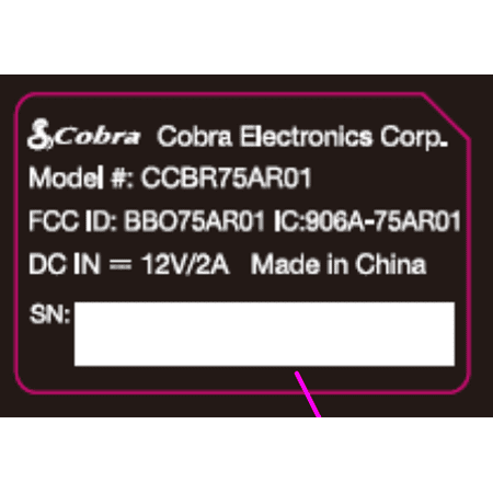 Cobra - 75 All Road Wireless 40-Channel CB Radio with Digital Noise Cancellation - Black