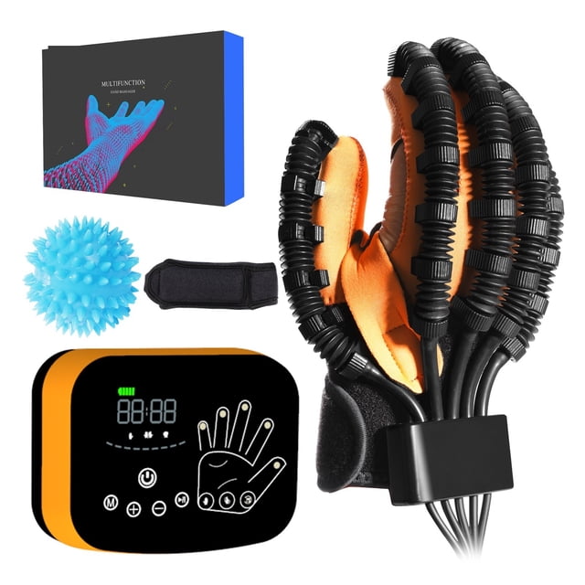 Rehabilitation Robot Glove Hand Device For Stroke Hemiplegia Hand Function Recovery Finger Trainer Surgery Recovery ,Convenient and Portable