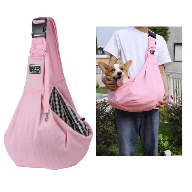 Bolsa de transporte plegable para mascota gato, perro, accesorio exteriore viaje senderismo, , mediano, grande, con hebilla Colco Mascotas Carrier Sling
