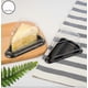 thumbnail image 3 of 100pcs Cake Slice Container Cheesecake Cake Slice Container Holder Transparent Plastic Cakes Box, 3 of 4