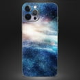 thumbnail image 4 of DesignSkinz Blue & Gold Glowing Star-Wave Full-Body Skin Decal Wrap Cover for iPhone 16 Pro Max, 4 of 9