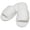 White, variant on Towel City Classic Terry Slippers (Open Toe)