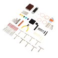 thumbnail image 4 of Kit de herramientas para guitarra, Pin de puente, tuerca de sillín, juego de regla de radio para reparación de mantenimiento, 4 of 14