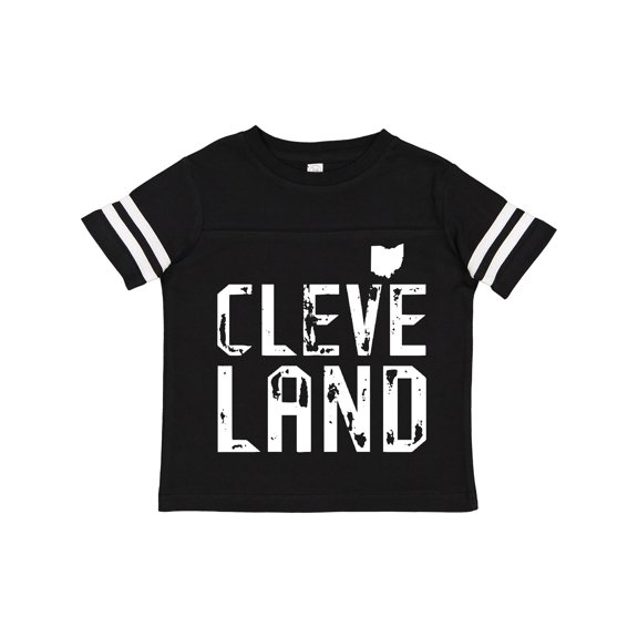 Inktastic Cleveland, Ohio Distressed Font Boys or Girls Toddler T-Shirt