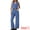 Blue, variant on Women's Denim Set 2 Pieces Outfits Matching Wide Leg Jeans 2XL Blue