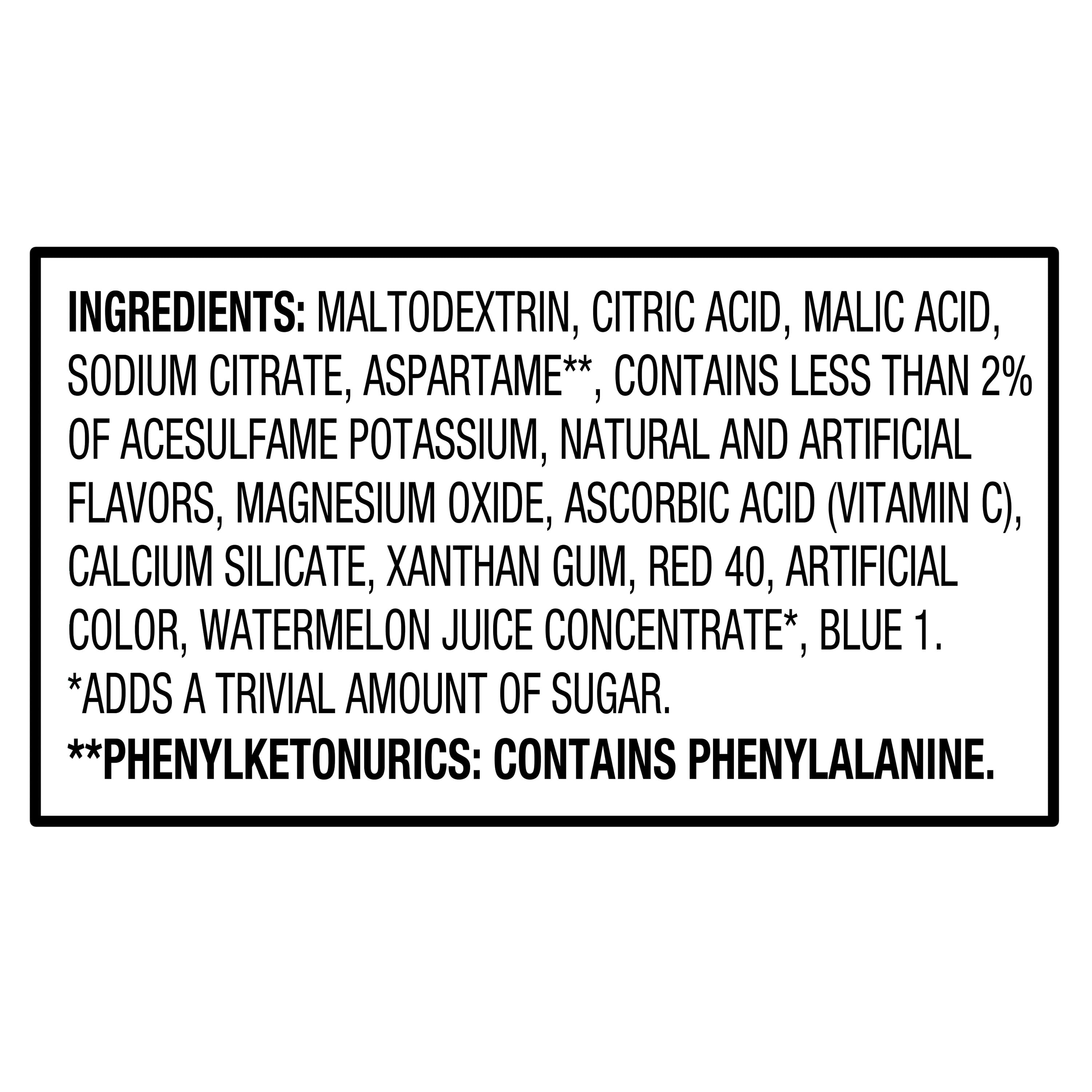 (12 pack) Great Value Sugar-Free Strawberry Watermelon Powdered Drink Mix, 0.42 oz, 6 Packets