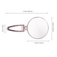 thumbnail image 2 of HLONK Mirror Mirror
Desk Handle Compact Tabletop Round Magnifying Makeup
Magnified Magnification 3X Folding Swivel Sided, 2 of 6