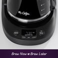 thumbnail image 5 of Mr. Coffee 12 Cup Programmable Coffee Maker with Dishwashable Design, Black/Chrome, 5 of 8