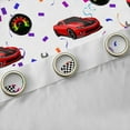 thumbnail image 4 of Manfei Sport Car Blackout Curtains Set of 2 (52x84 Each),Extreme Game Window Curtains,White Black Red Curtains and Drapes For Boys,Microfiber Bedroom Decor, 4 of 6