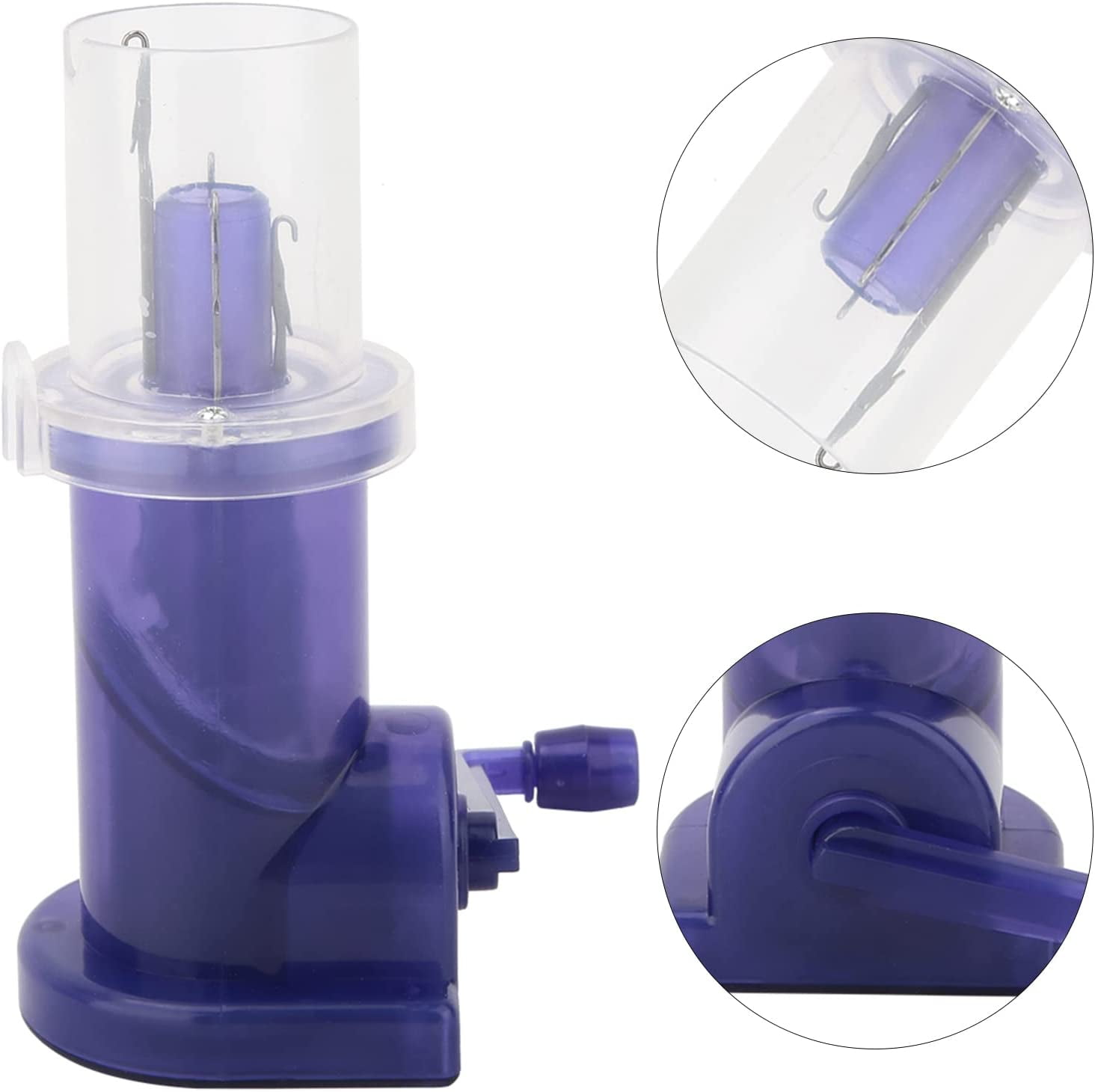 Handoperated Knitting Machine,Easy Knitting Tool Hand Spool Knitter DIY Craft Bracelet Weave Tool Embellishment Winding Braiding Thread Device