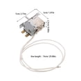 thumbnail image 2 of OHOIOLLA Termostato Para Refrigerador Con Control De Temperatura Ajustable Color Plata, 2 of 7