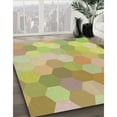 thumbnail image 3 of Ahgly Company Machine Washable Indoor Rectangle Transitional Tea Green Area Rugs, 4' x 6', 3 of 7
