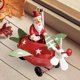 thumbnail image 4 of Decoración navideña de avión, adorno colgante de avión, suministros para fiestas navideñas Estilo B, 4 of 9