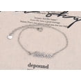 thumbnail image 2 of Ashley Name Charm Bracelet Silver Dainty Initial Chain Bracelets for Womens Jewelry Mother Day Gift, 2 of 3