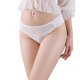 thumbnail image 1 of Gibobby Ropa interior hipster para mujer Mujeres sexy encaje transpirable hueco tanga cintura niñas bragas （Blanco， M), 1 of 5