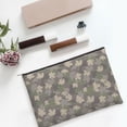 thumbnail image 6 of Zufioo Camouflage maple Print DuPont Paper Portable Toiletry Bag, 8.9x6.5 inch Zippered Hand-held Paper Cosmetic Bag Storage Tool Kit, 6 of 7