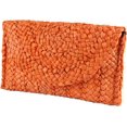 thumbnail image 5 of Bolsos de mano de paja para mujer Bolsos de playa de verano Bolsos de mano de tejido envolvente Naranja TUNC Sencillez, 5 of 5
