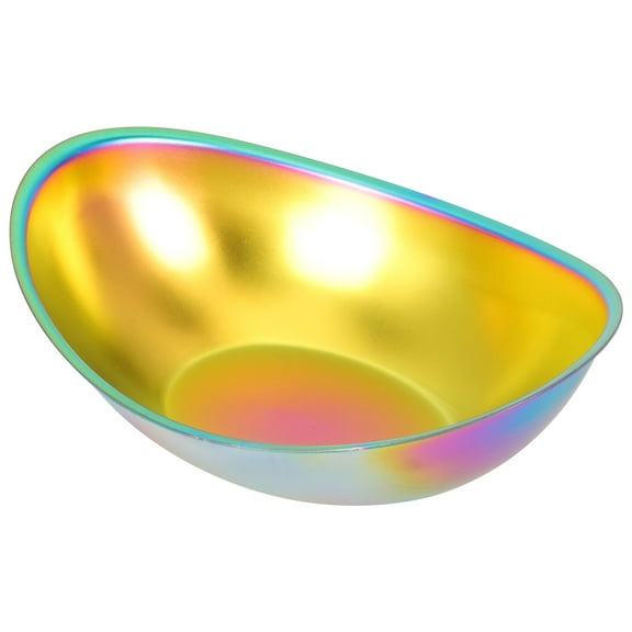 CATIEBYE Stainless Steel Ingot Bowl with Large Opening, Multicolor Kitchen Mixing and Serving Bowl