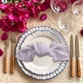 thumbnail image 5 of Clearance Washable Cotton Linen Napkin Set - 16x16 Inch Bamboo Cotton Dinner Napkins for Weddings, Parties, and Table Decor (Style F), 5 of 7