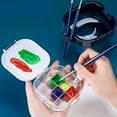 thumbnail image 2 of Multi-purpose Artist Brush Washer 3 Drying Rack Paint 16 Wells Paint Storage Box, 2 of 3
