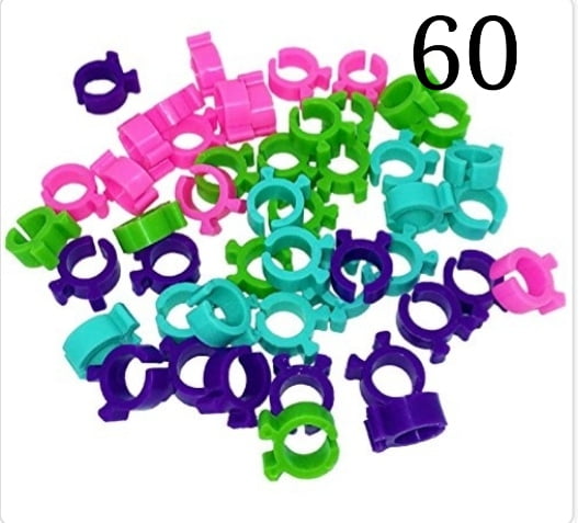 PeavyTailor bobbin holder 60 Pcs bobbin clips spool huggers for Sewing machines thread Organizing. The bobbin clamps, peels thread huggers are sewing kit organizer to avoid unwinding Thread Tails