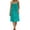 Mint Green#, variant on Zpzdpjkx Summer Dresses for Women Flowy Backless Pleated Spaghetti Strap Low Back Beach A Line Cami Dress