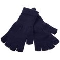 thumbnail image 2 of Unisex Warm Half Finger Stretchy Knit Fingerless Gloves, 2 of 2