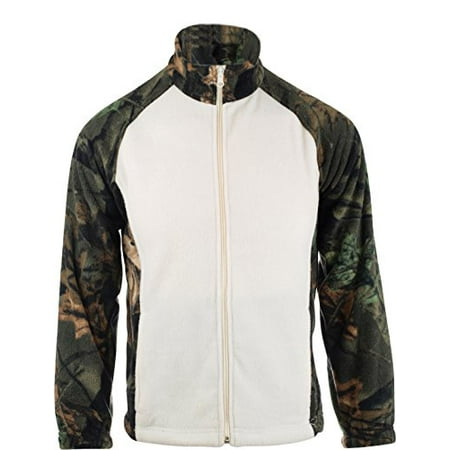 - Trail Crest Women's Semi-Fitted Full Zip Camo Jacket, Large, Birch