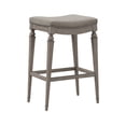 thumbnail image 1 of Hillsdale Vetrina 27" Fabric Traditional Counter Stool in Weathered Gray, 1 of 8