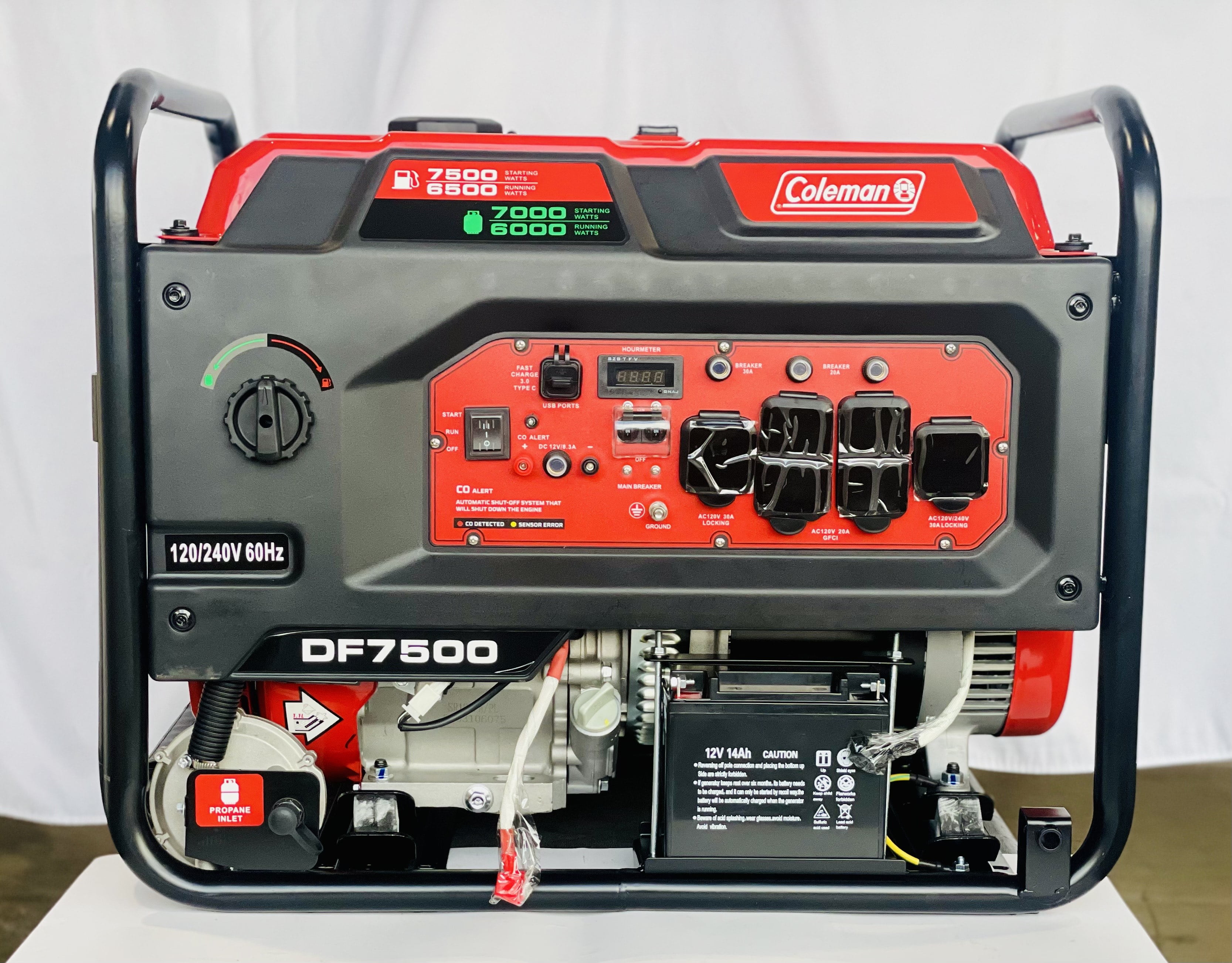 Coleman 7500W Dual Fuel Generator
