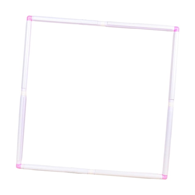 Garende Cross Stitch Frame Embroidery Hoop Snap Frame Quilting Hoop Stand Clip Frame PVC 66.5cmx66.5cm