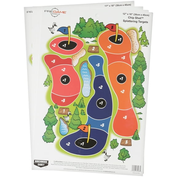 Birchwood Casey Pregame 12 x 18 inch Chip Shot Target 8 pk .75lb