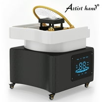 Pro Head Spa Equipment Portable Shampoo Bowl with LED Lights Therapy,Water Circulation,Constant Temperature System for Barber Shop Beauty Spa(Black)