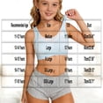 thumbnail image 2 of hengsof Girls' Developmental Underwear, Summer Fashion Solid Color Thin Comfortable Breathable Vest Bra, Suitable for Children, 2 of 3