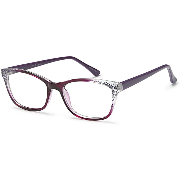 Women's Eyeglasses 51 17 140 Purple Plastic - Walmart.com - Walmart.com