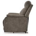 thumbnail image 6 of Signature Design by Ashley Crestmeade Power Lift Recliner Chair with Heat, Massage, USB Charging - Fossil Gray Faux Leather Electric Lift Chair, 6 of 9