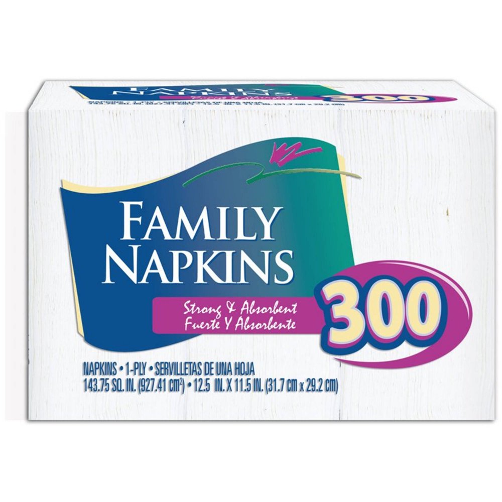 Family Napkins, 300 count