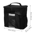 thumbnail image 2 of NICEXMAS Portable Black Hanging Toiletry Organizer Bag with Large Capacity for Travel College and Camping Essentials, 2 of 6
