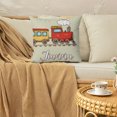 thumbnail image 5 of Terwex Personalized Crib Bedding Set,Custom Baby Bedding Set with Name,3 Pcs Trains & Buses Baby Crib Set for Boys Girls,Double Layer Blanket,Fitted Sheet,Pillowcase,Gifts for Toddlers, 5 of 7
