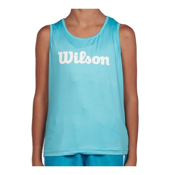 Playera Wilson para Niña, Aqua Talla 12