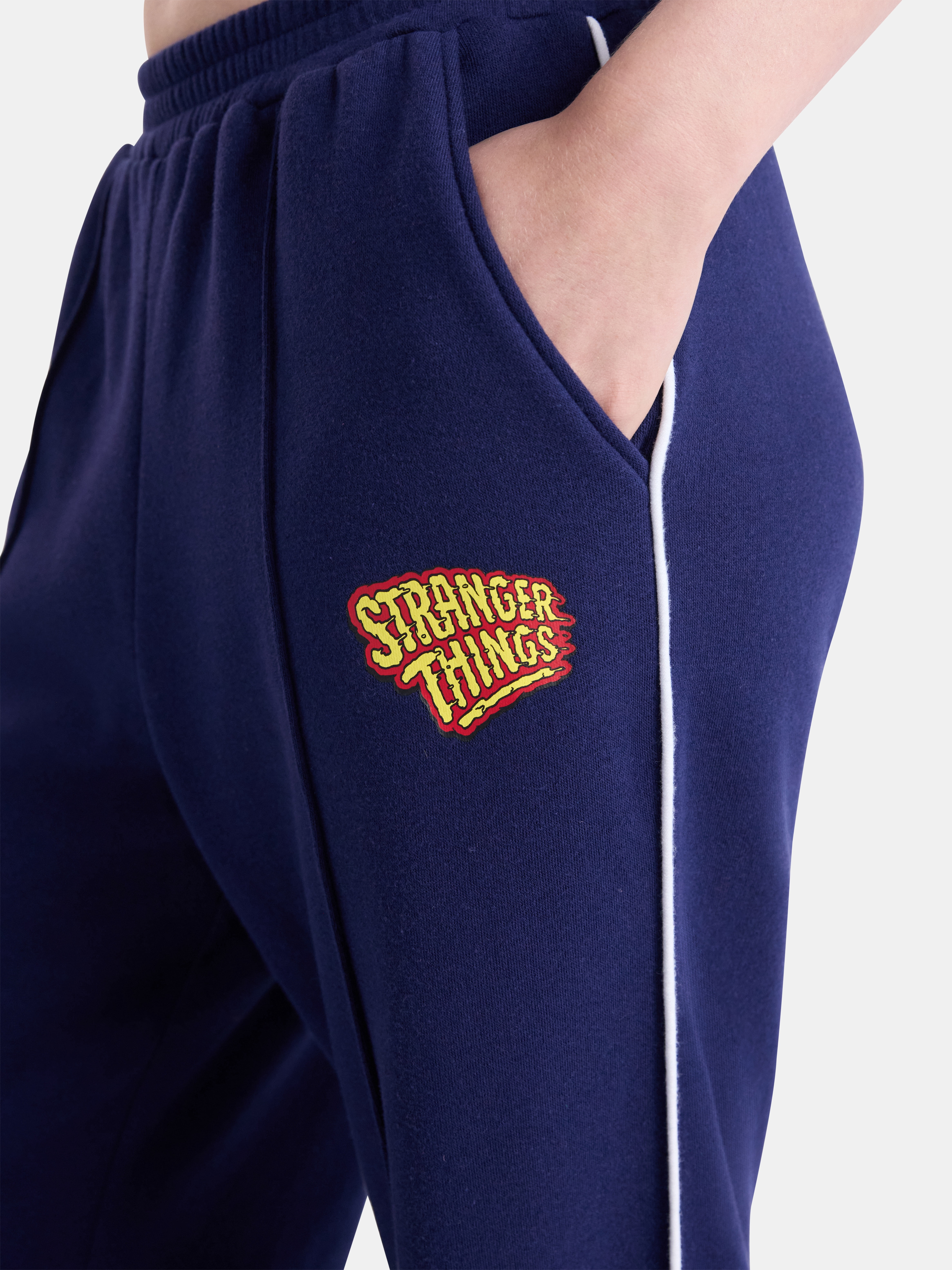 Netflix Stranger Things Track Pants from No Boundaries, Women’s and Women’s Plus