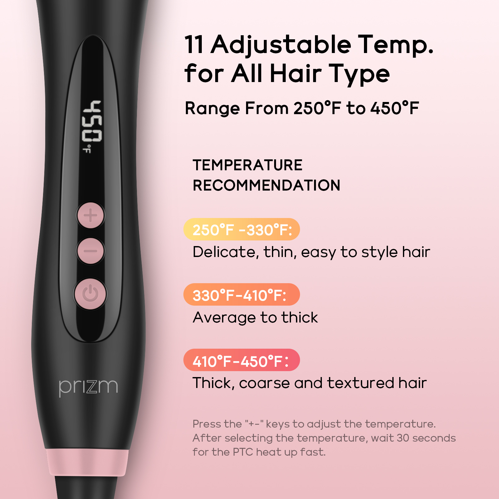 Prizm 5-in-1 Professional Curling Iron with Barrels photo 4