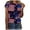 Black, variant on IROINNID Patriotic Shirts for Women Round Neck T-Shirt America Independence Day Blouse Tops Short Sleeve Tops