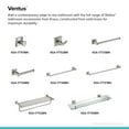 thumbnail image 4 of KRAUS Ventus 18-inch Bathroom Towel Bar, Brushed Nickel Finish, 4 of 7