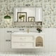 thumbnail image 1 of America White Bathroom Cabinet Vanity with Top Sink Modern Storage Cabinet with 2 Soft Closing Doors Single Sink Bathroom Vanity My Lux Decor Round, 1 of 19