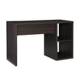 thumbnail image 4 of Linon Duhon Transitional Double Cubby Storage Writing Desk, Espresso, 4 of 17