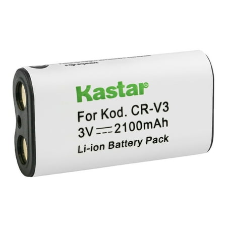 Image of Kastar CR-V3 Battery 1-Pack Replacement for Olympus D-490 D-490Z D-510 D-520 D-520Z D-540 D-550 D-550Z D-560 D-560Z D-565 D-575 D-580 D-595Z E10 E-100 RS E-20N FE-100 FE-110 Camera