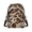 Brown Cowhide Print, variant on Psesaysky Rose Pattern Sling Bag with Anti Theft Adjustable Strap Fanny Pack for Travel, Polyester Small Crossbody Wallet